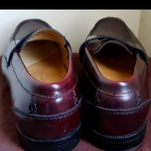 Chaps Men's Penny Loafers 96-8328 Size: 10M Burgundy 04-104362 - Picture 3 of 9